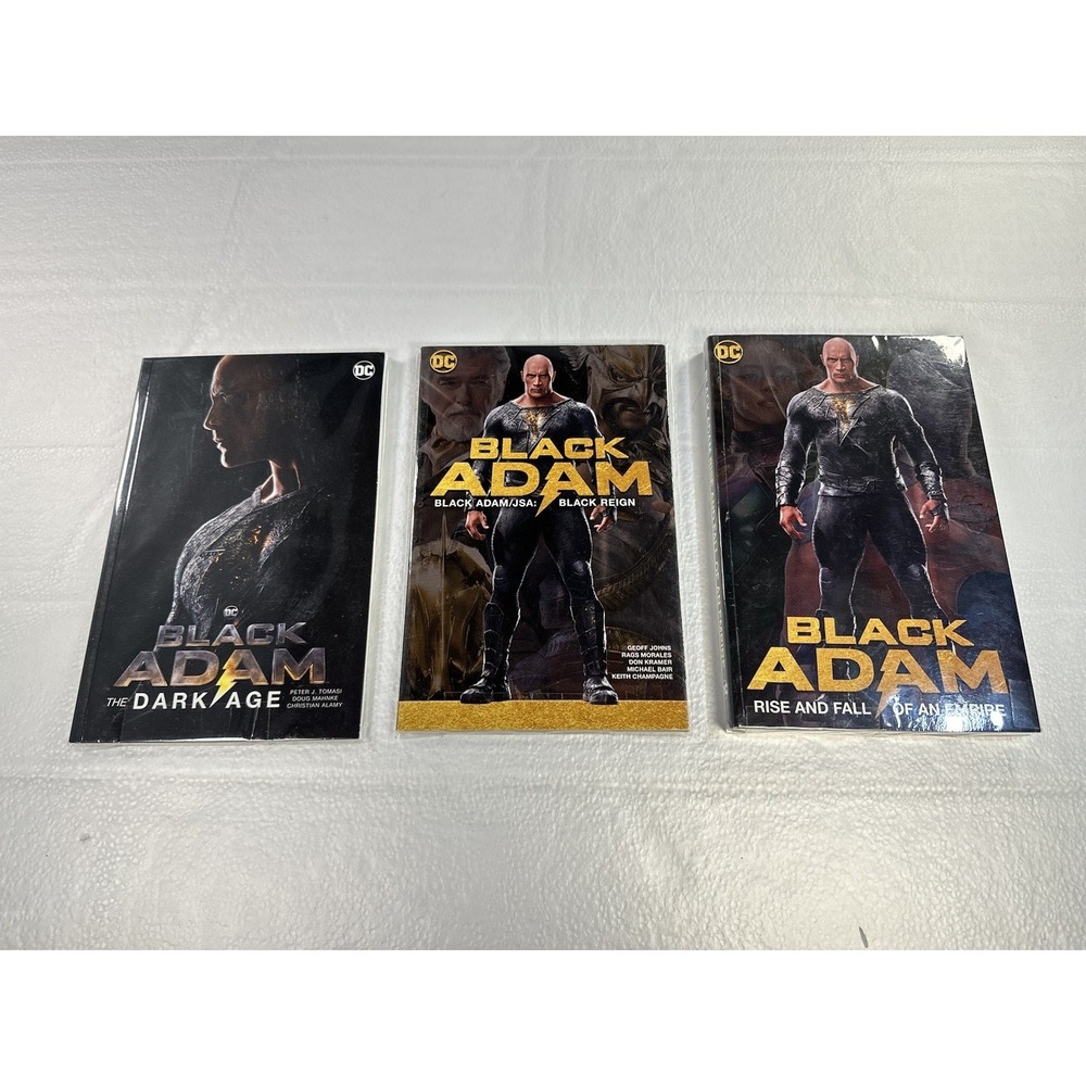 Lot of 3 Black Adam Graphic Novels